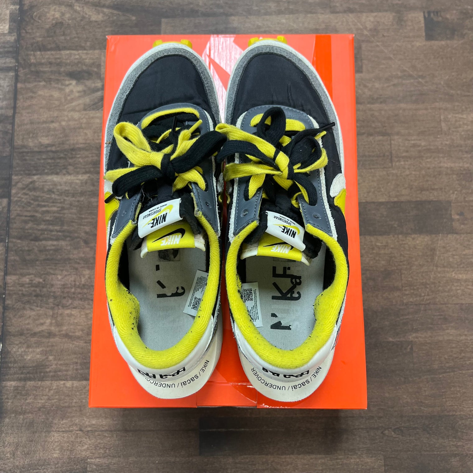 Black Citron Undercover Sacai Nike LD Waffle (USED)