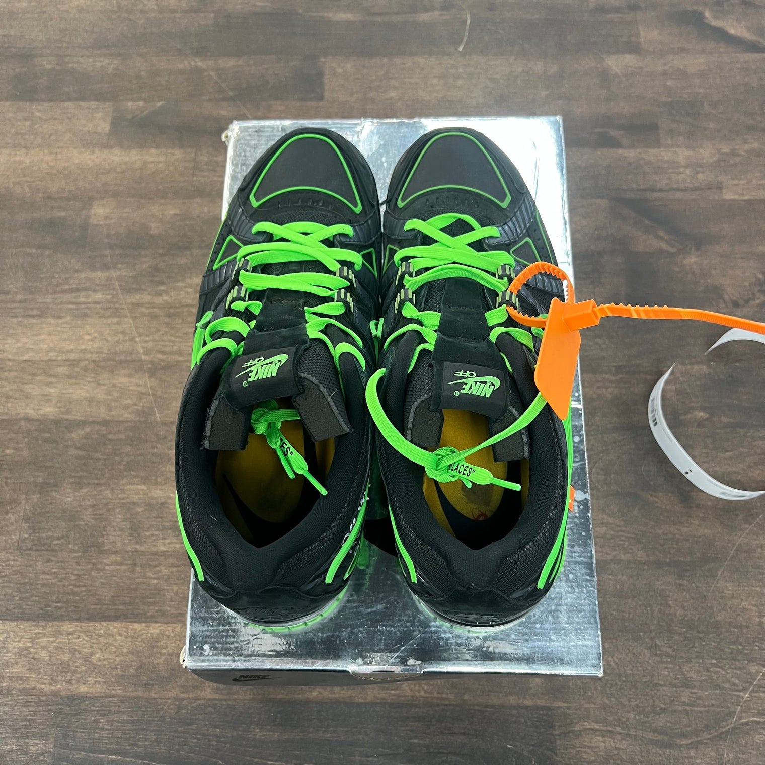 Green Strike Rubber Off White Dunk Low (USED)