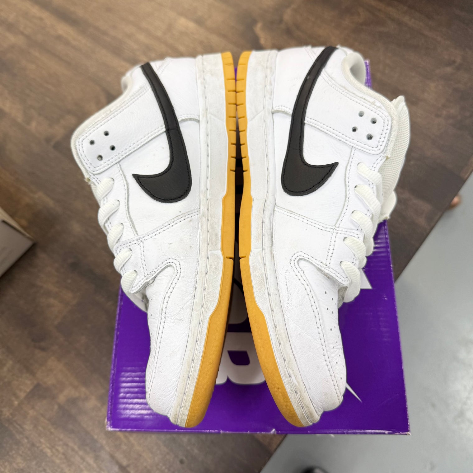 White Gum Nike SB Dunk Low (USED)