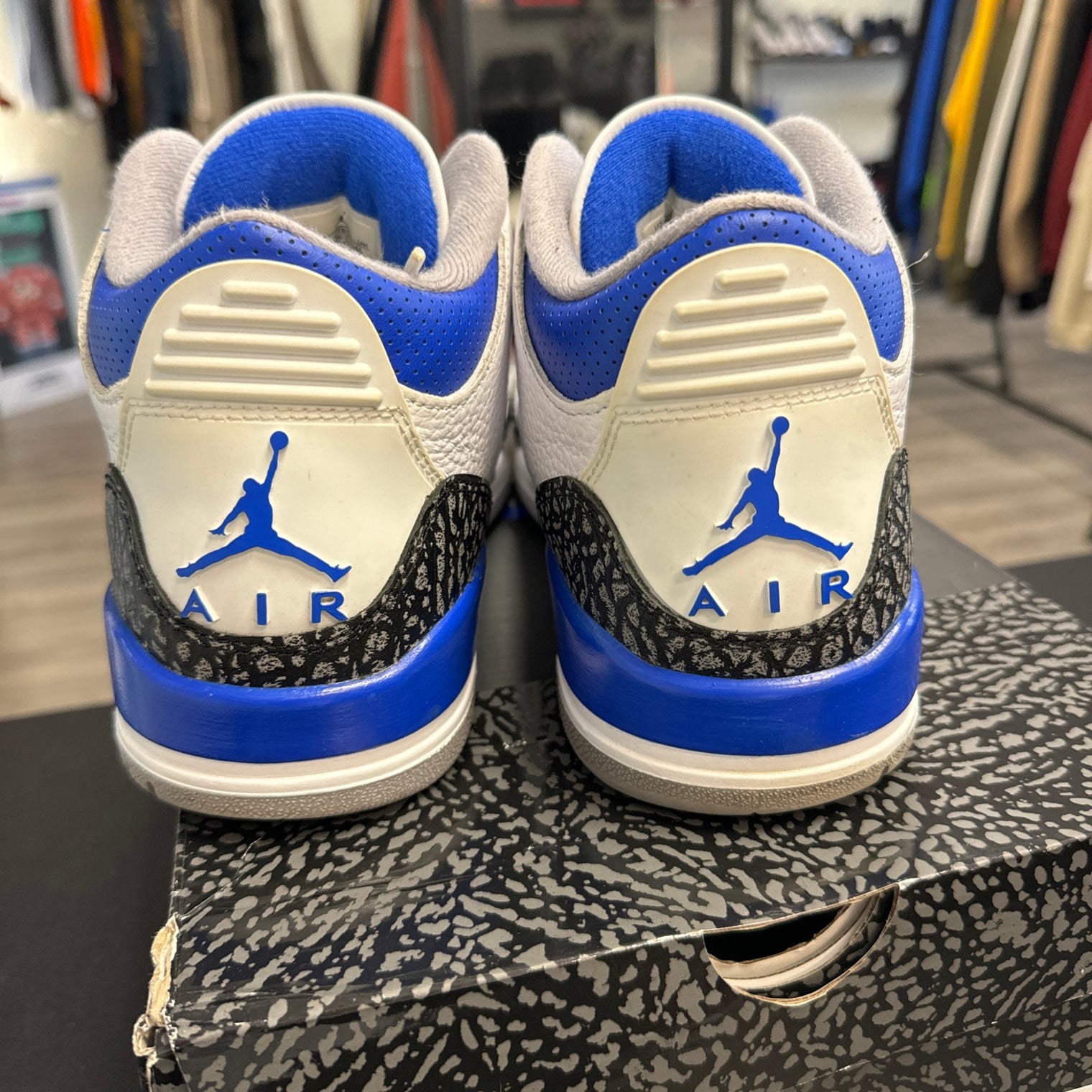Racer Blue Jordan 3 (USED)