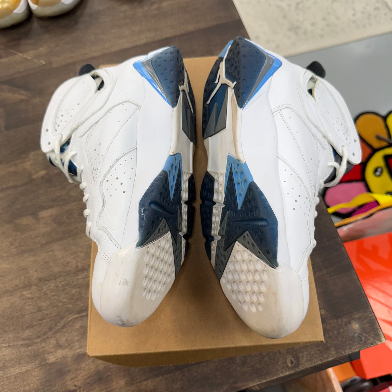 French Blue Jordan 7 Retro (USED, No Box)