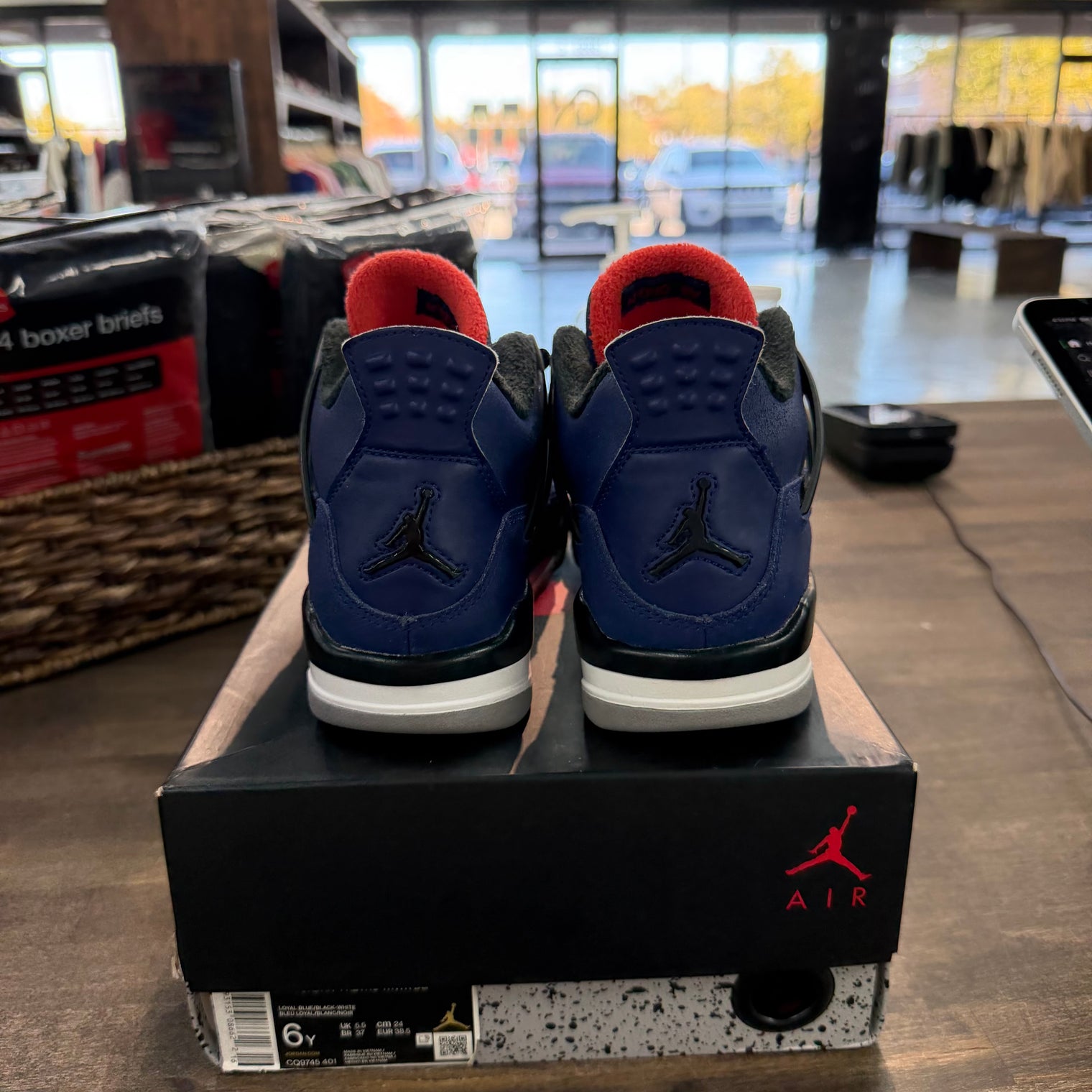 Winterized Loyal Jordan 4 (GS) (USED, No Lid)