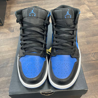 Black Royal Blue Jordan 1 Mid (USED)