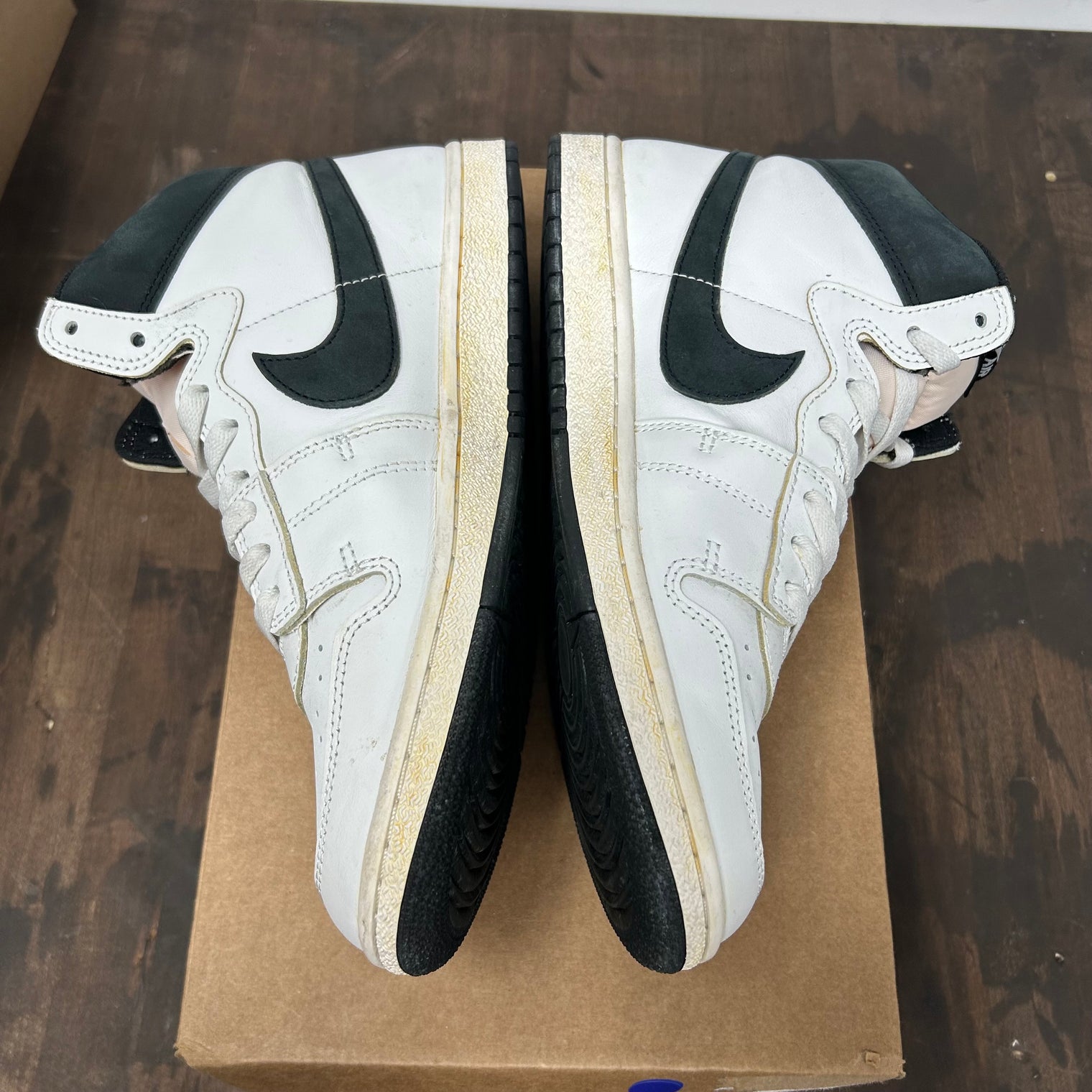 A Ma Maniere Jordan Air Ship Black White (USEd,No Box)
