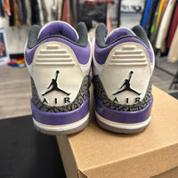 Dark Iris Jordan 3 (USED, no box)