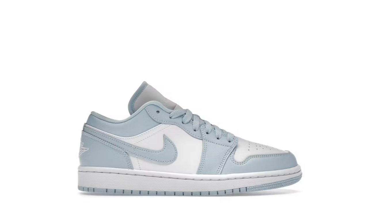 White Ice Blue Jordan 1 Low (W)