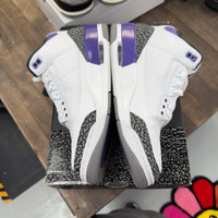 Dark Iris Jordan 3 Retro (USED)