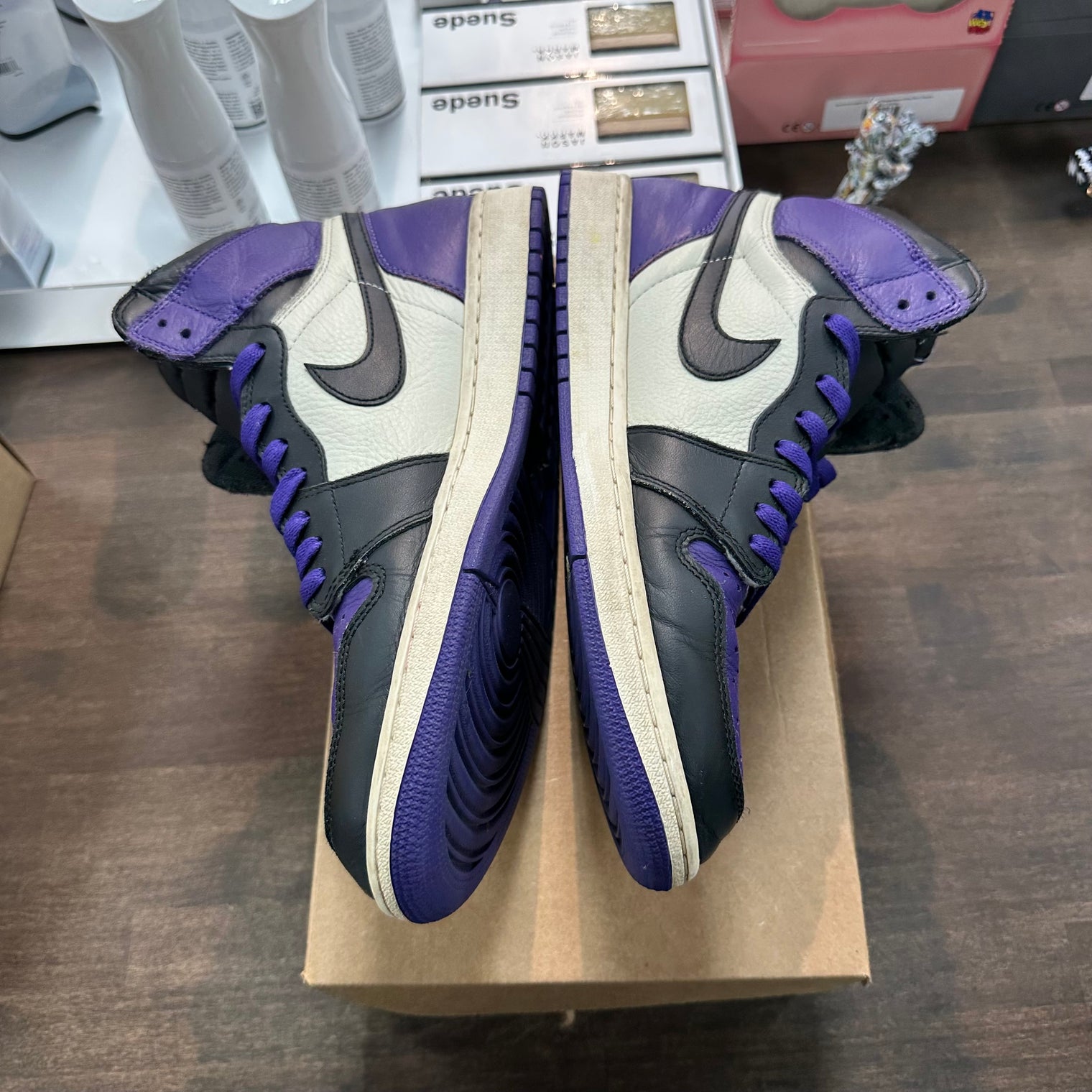 Court Purple Jordan 1 High (USED,No Box)