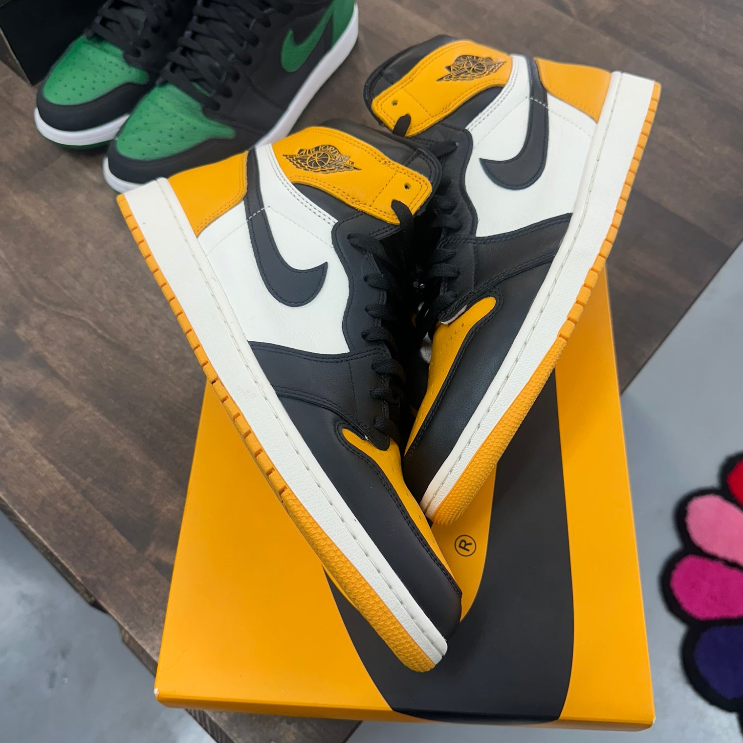 Taxi Yellow Toe Jordan 1 High (USED)