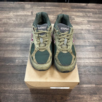 New Balance 990v3 MiUSA Teddy Santis Green Purple (USED,No Box)