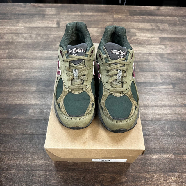 New Balance 990v3 MiUSA Teddy Santis Green Purple (USED,No Box)