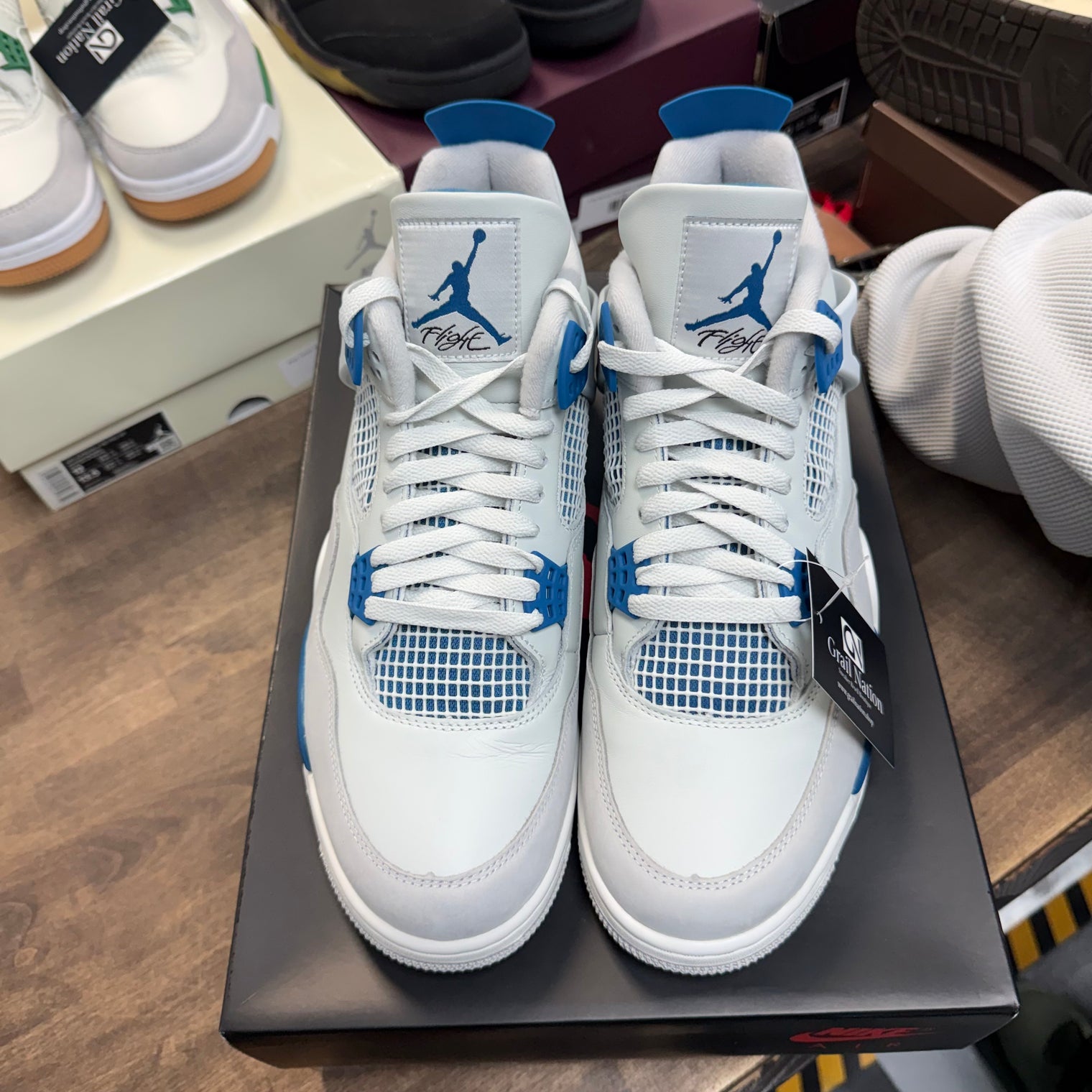 Military Blue Jordan 4 Retro (USED)
