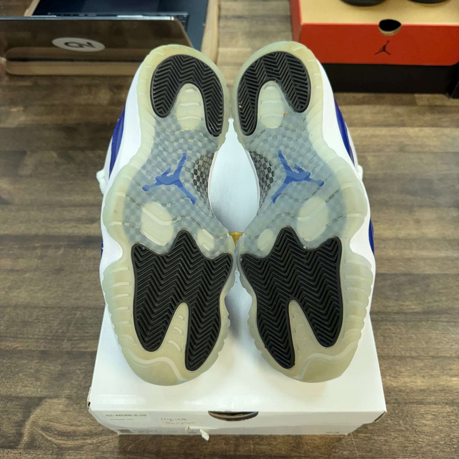 White Concord Jordan 11 Retro Low (Women's) (USED)