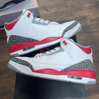 Fire Red Jordan 3 (USED)