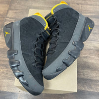Charcoal University Gold Jordan 9 (USED,No Box)