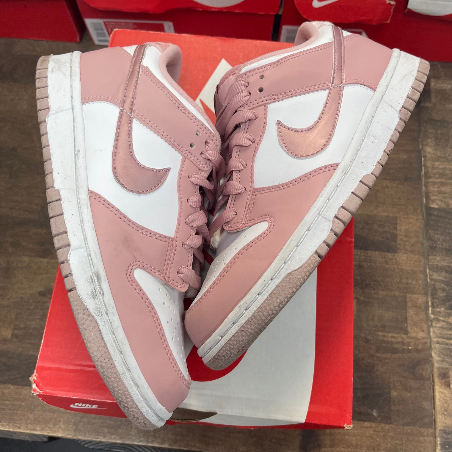 Velvet Pink Dunk Low (GS) (USED)