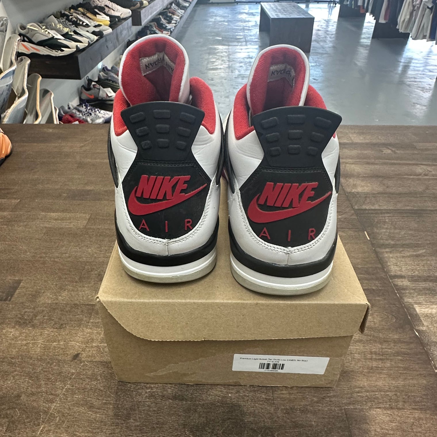 Fire Red Jordan 4 2020 (USED, No Box)