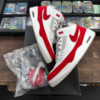 Tinker Jordan 3 White University Red (USED)