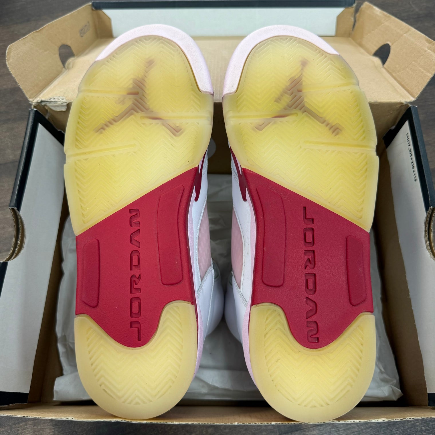 (GS) White Pink Red Jordan 5 (USED)