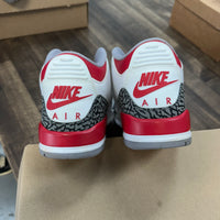 Fire Red Jordan 3 Retro (Used, No Box)