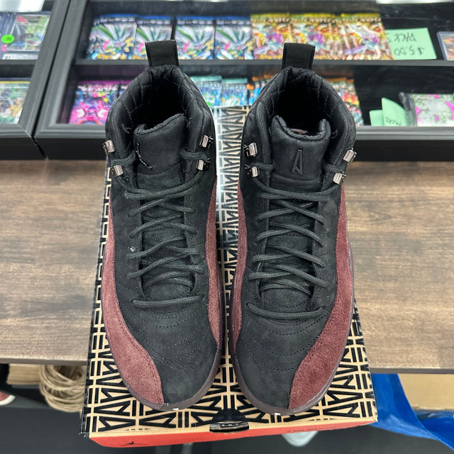A Ma Maniere Burgundy Black Jordan 12 (W) (USED)