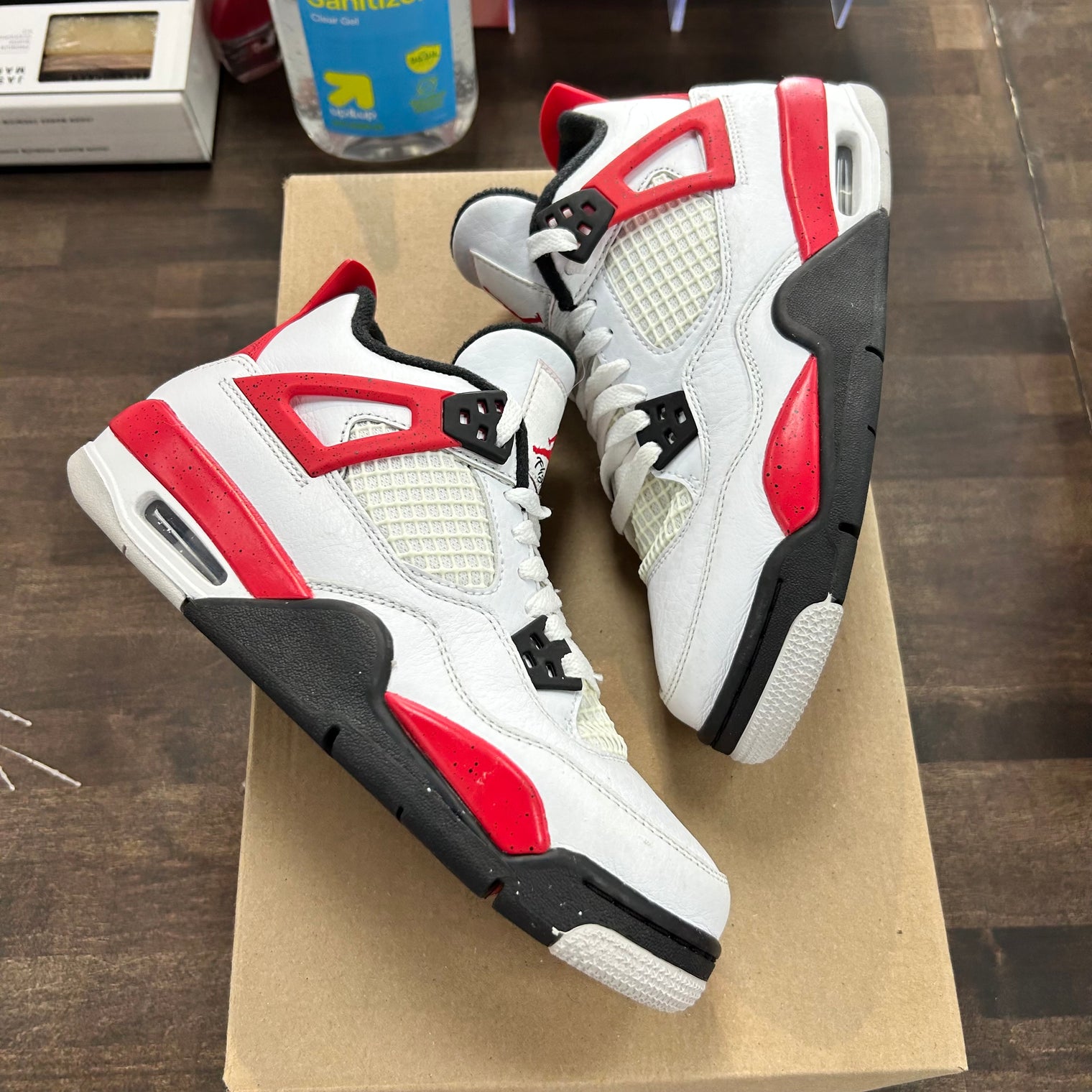 Red Cement Jordan 4 (GS) (USED, No Box)