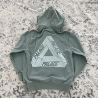 Palace Washed Out Green Tri-Ferg Hoodie (Lightly Worn)