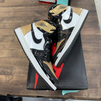 Patent Gold Jordan 1 High (Lightly Worn)
