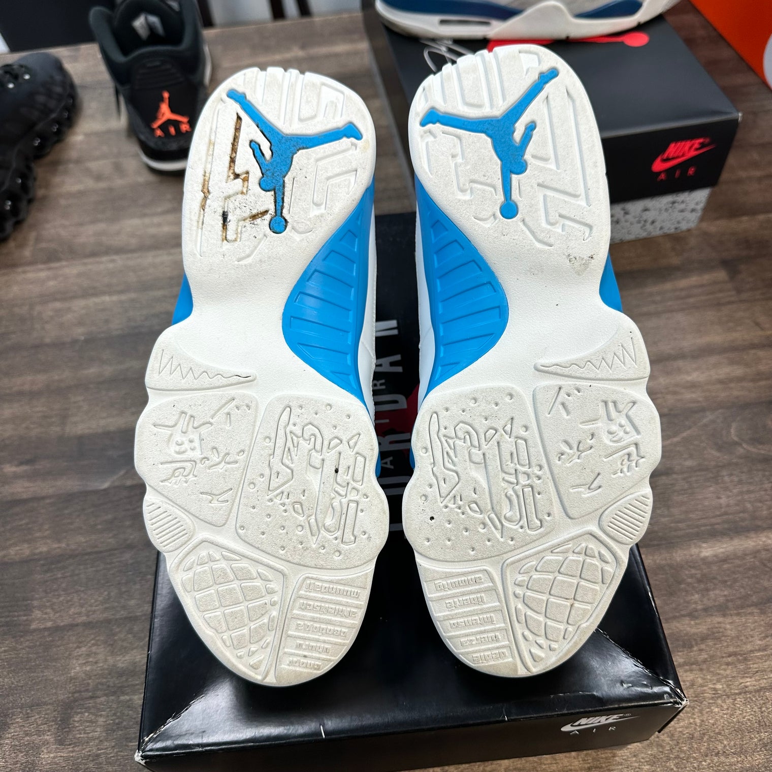 Powder Blue Jordan 9 Retro (USED)