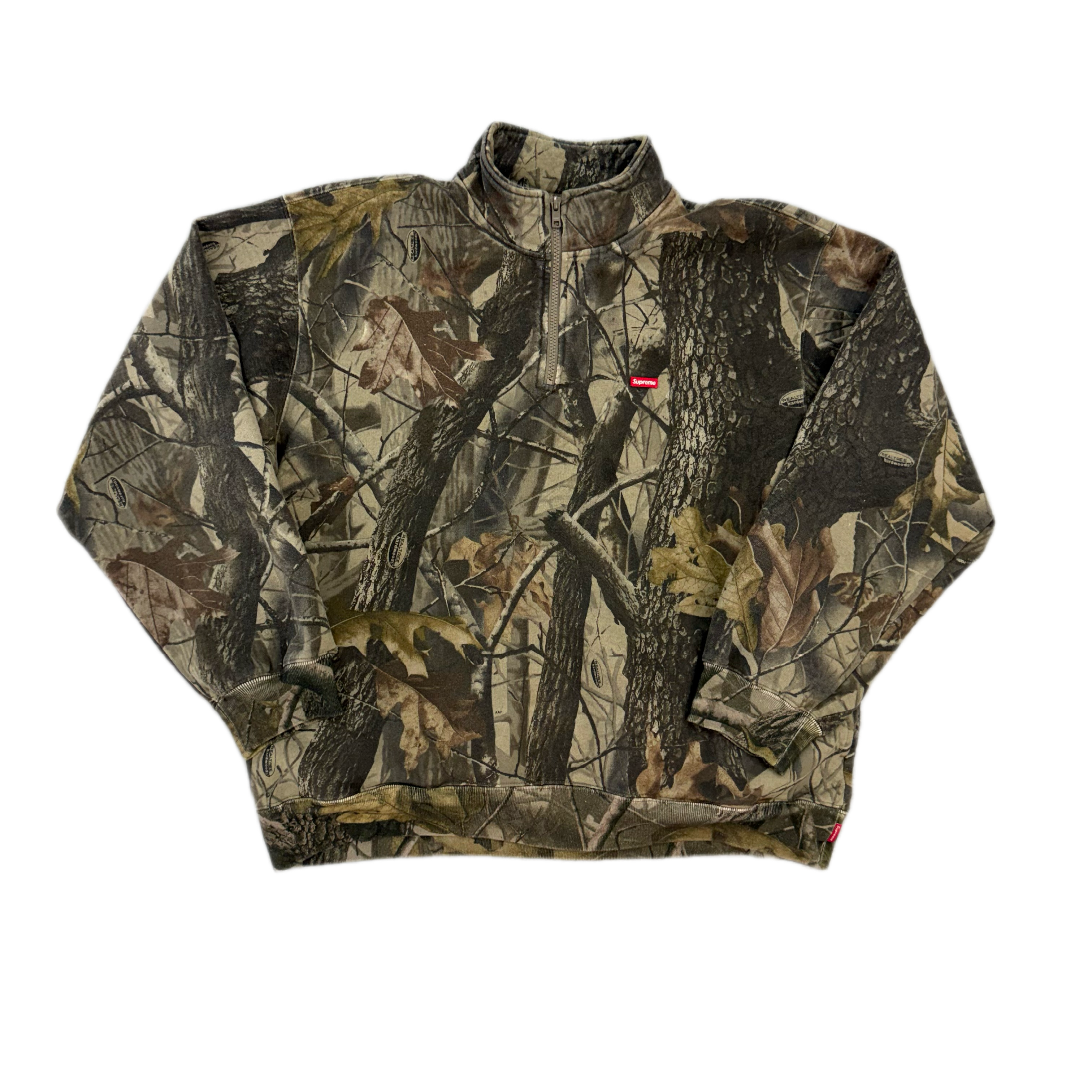 Realtree Hardwoods Camo Supreme Small Box Half Zip Pullover (Pre-Owned)