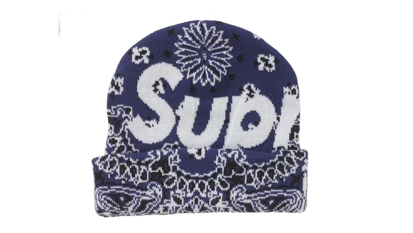 Supreme Bandana Big Logo Beanie