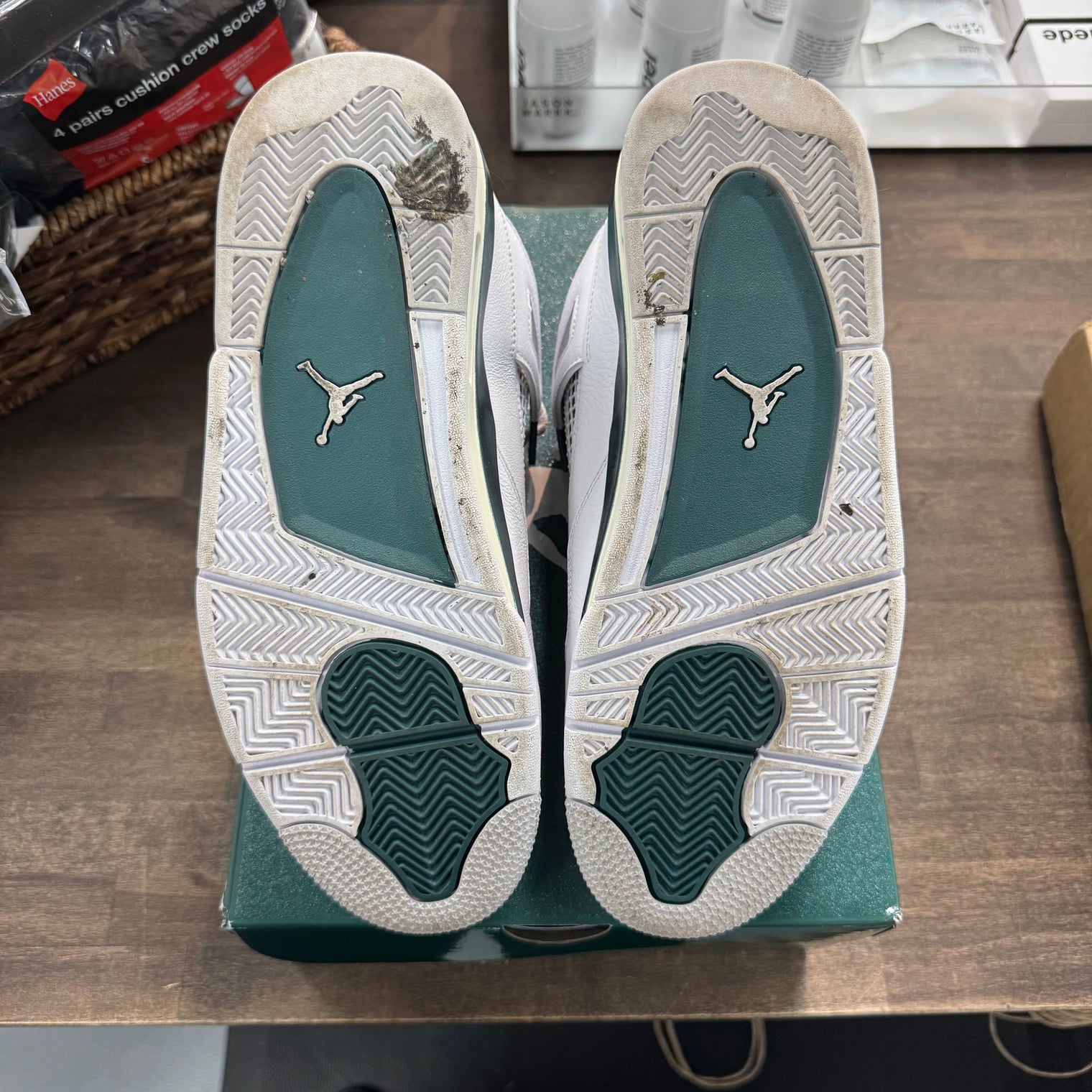 Oxidized Green Jordan 4 (USED)