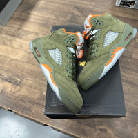 Olive Jordan 5 (GS) (USED)