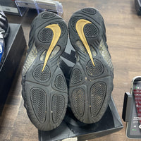 Black Metallic Gold Foamposite Pro (USED)
