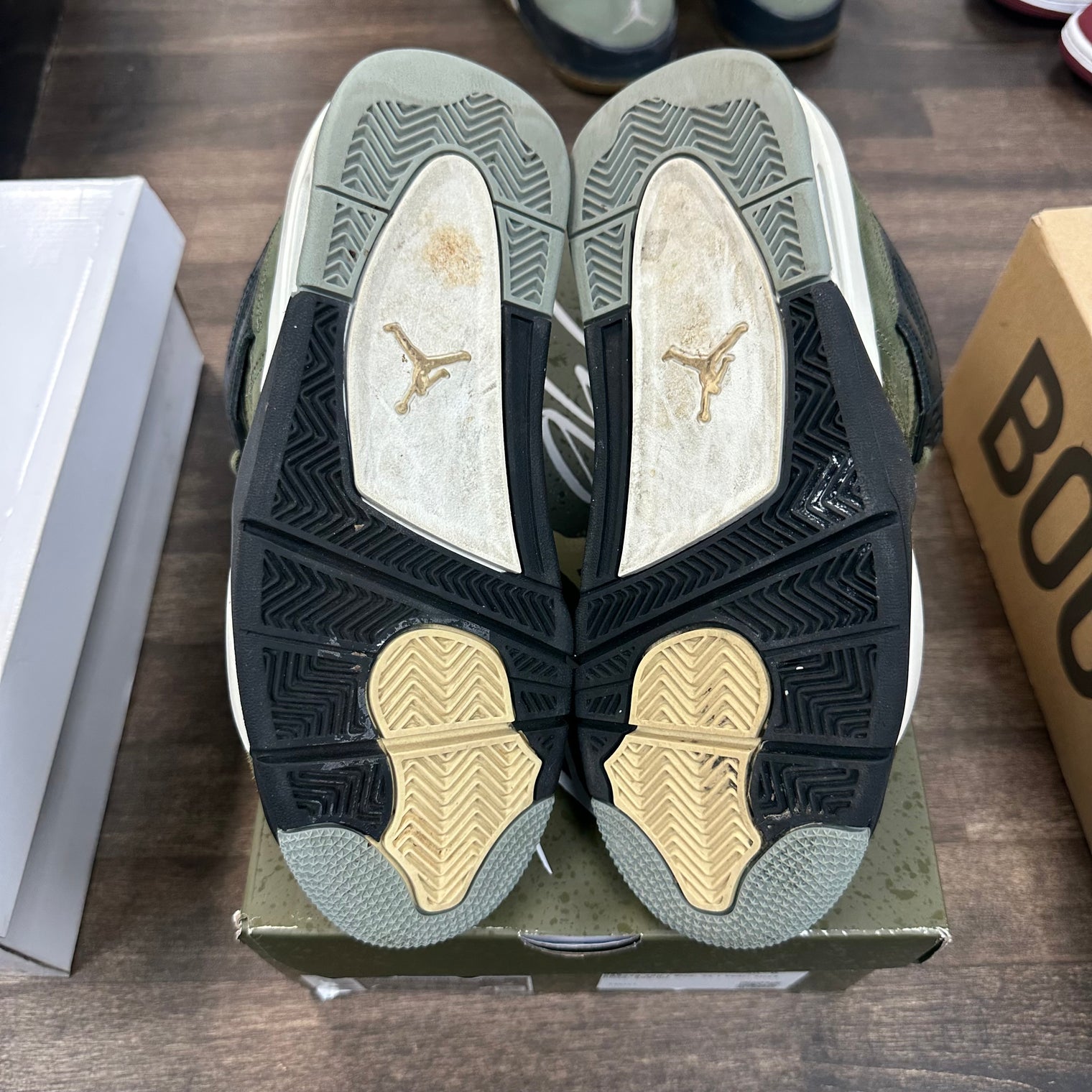 Craft Olive Jordan 4 (GS) (USED)