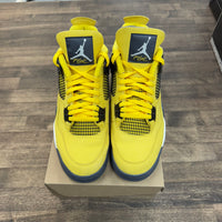 Lightning Jordan 4 Retro (USED, No Box)
