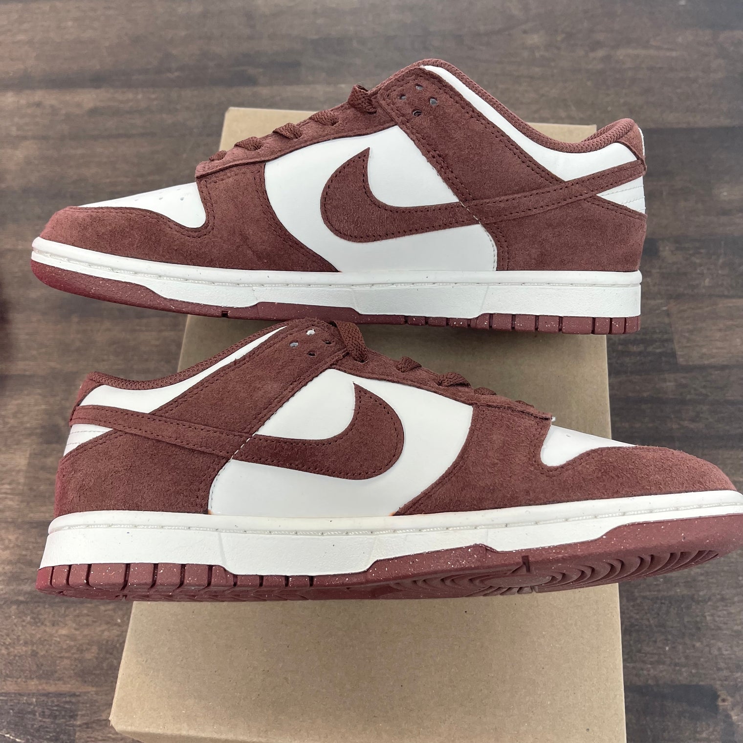(W) Red Sequoia Next Nature Dunk Low (USED,No Box)
