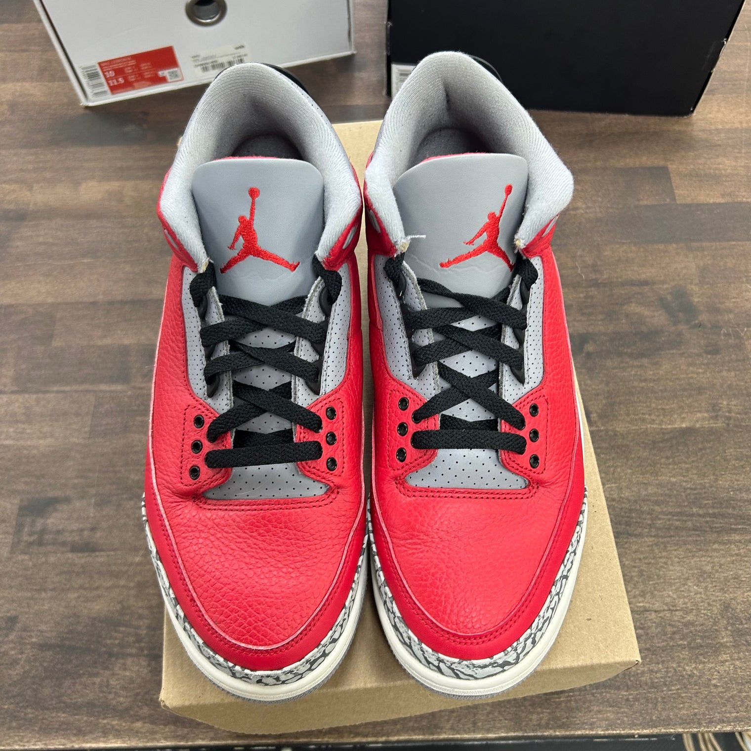 Unite Red Jordan 3 Retro (USED, No Box)