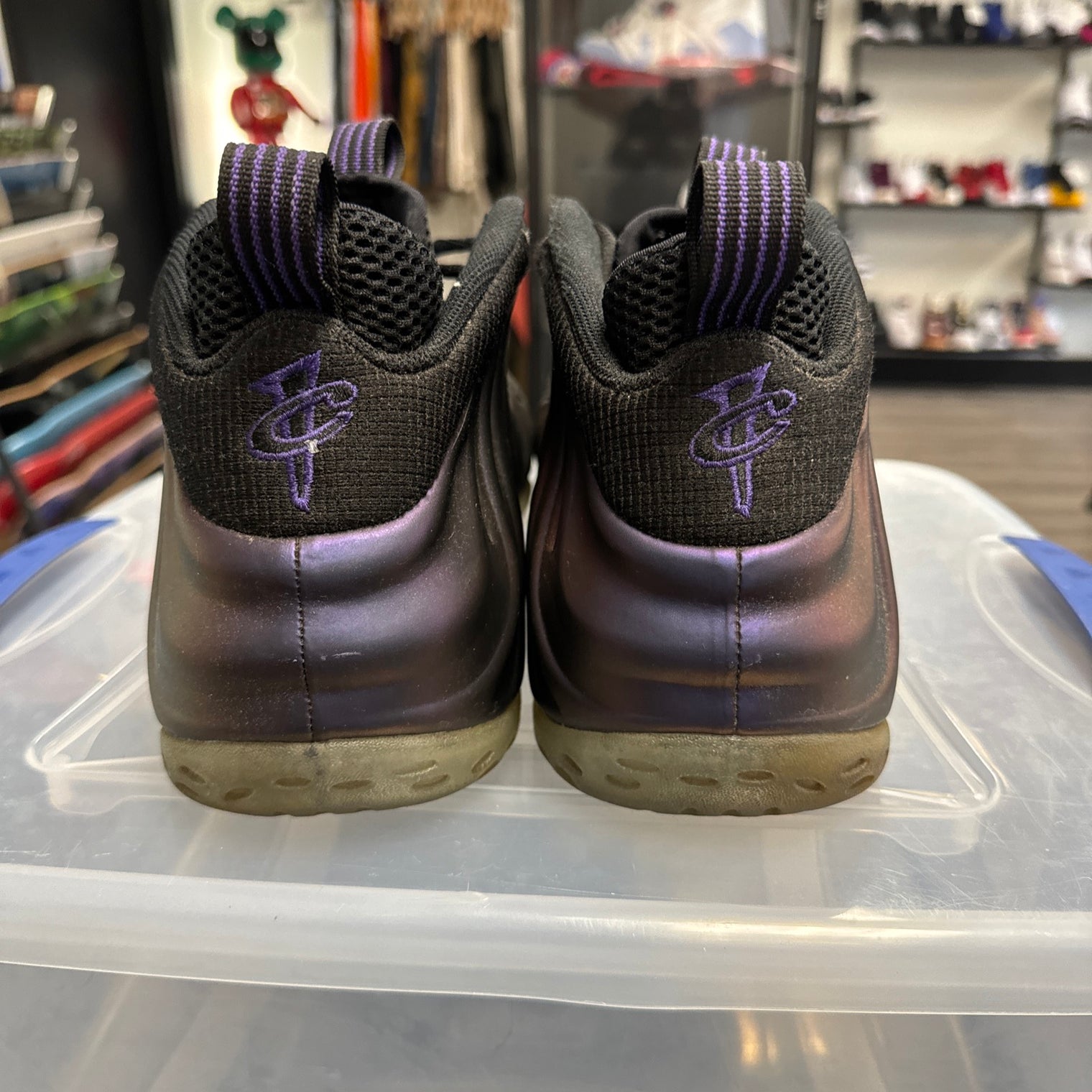 Nike Air Foamposite Eggplant (USED;NO BOX)
