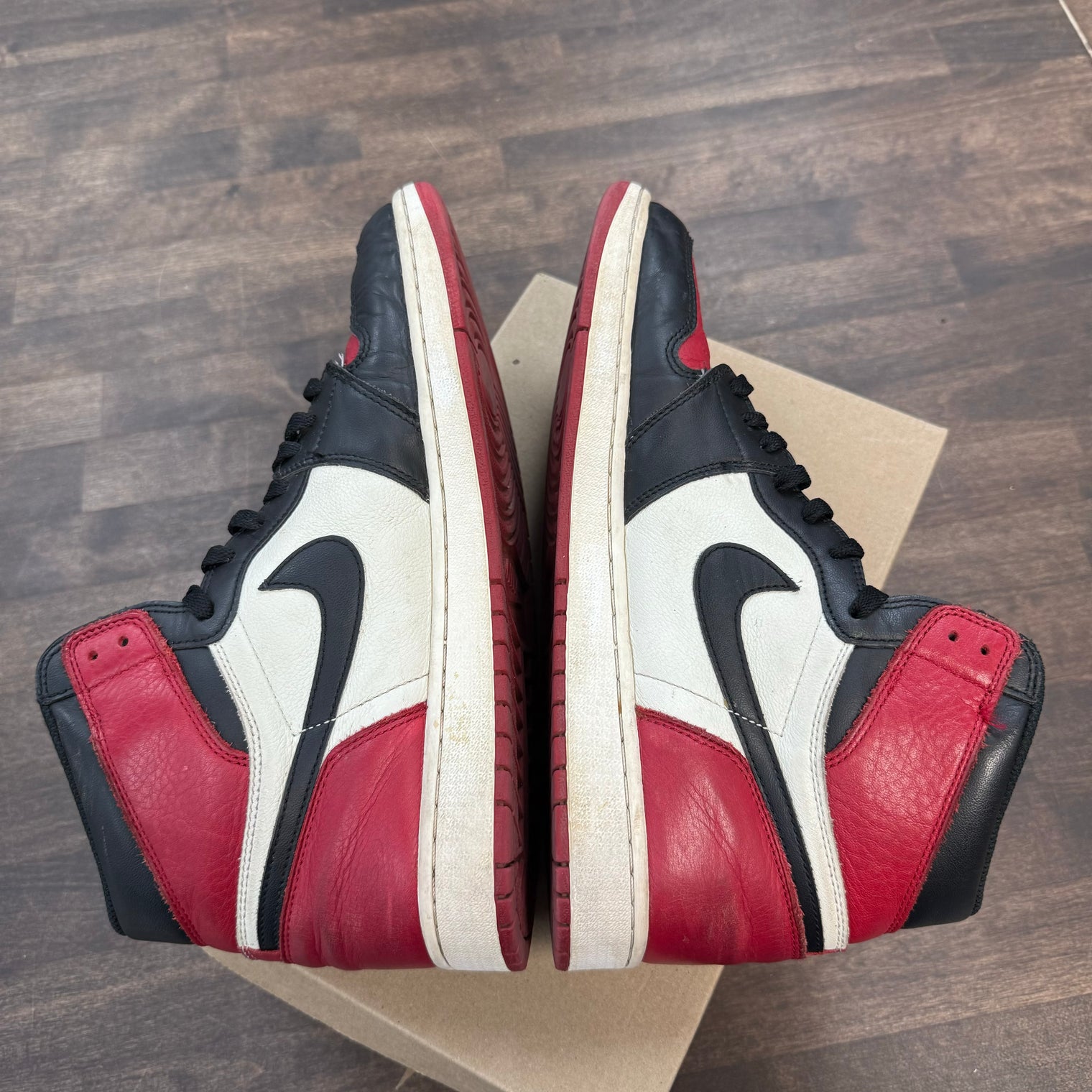 Bred Toe Jordan 1 High (USED,No Box)