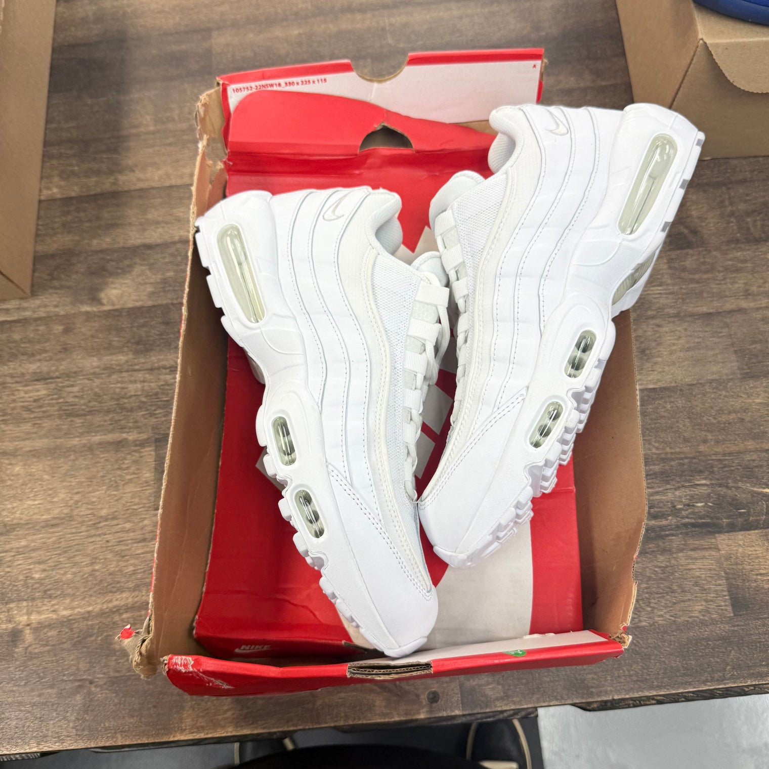 White Grey Fog Air Max 95 Essential (Lightly Worn,No Box)