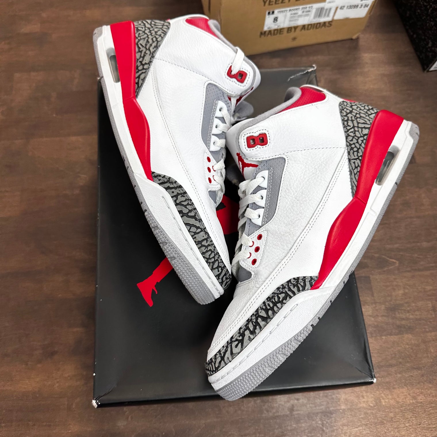 Fire Red Jordan 3 (USED)
