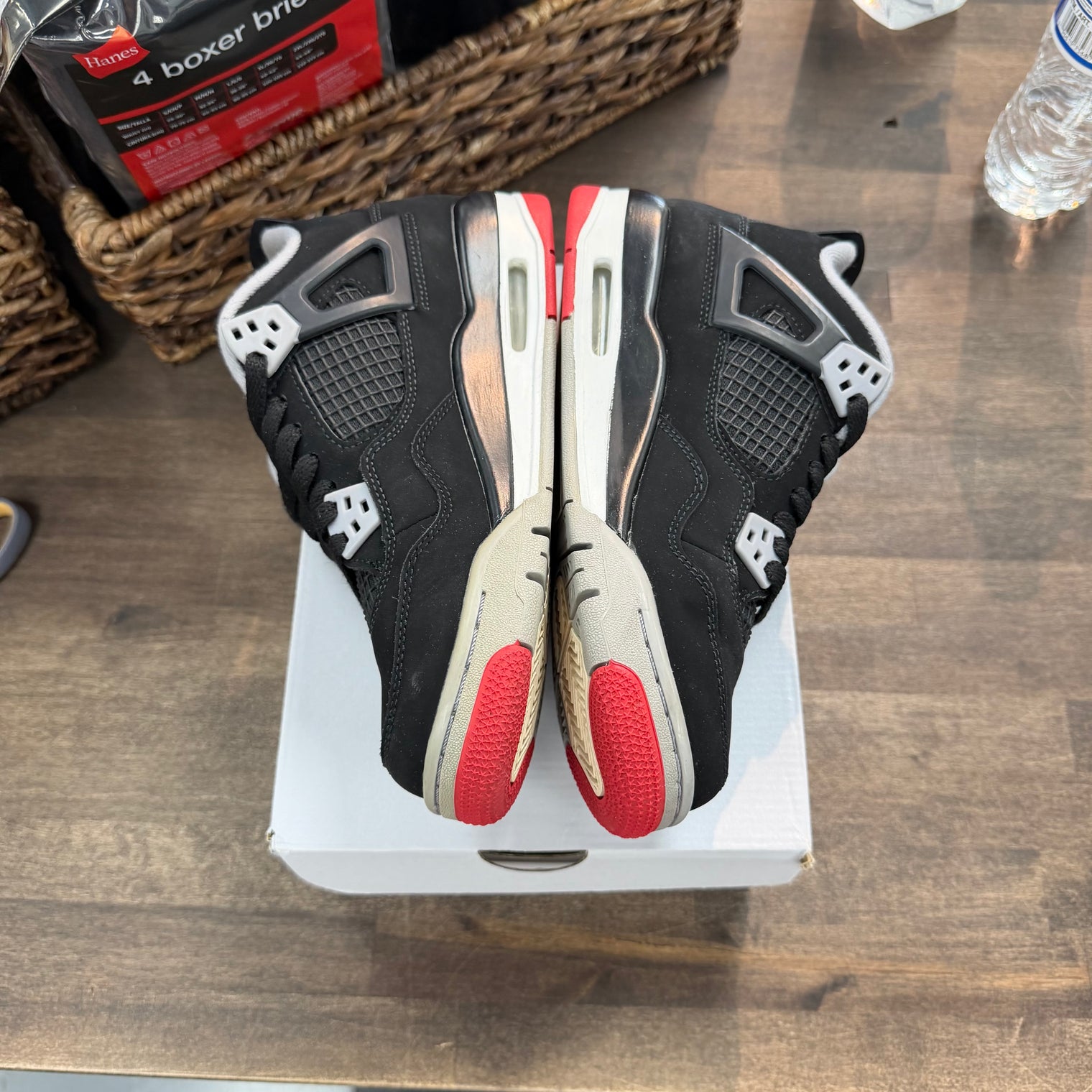 Bred Jordan 4 (2019) (GS) (USED, No Box)