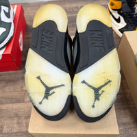 Black Metallic Jordan 5 (2025) (USED, No Box)