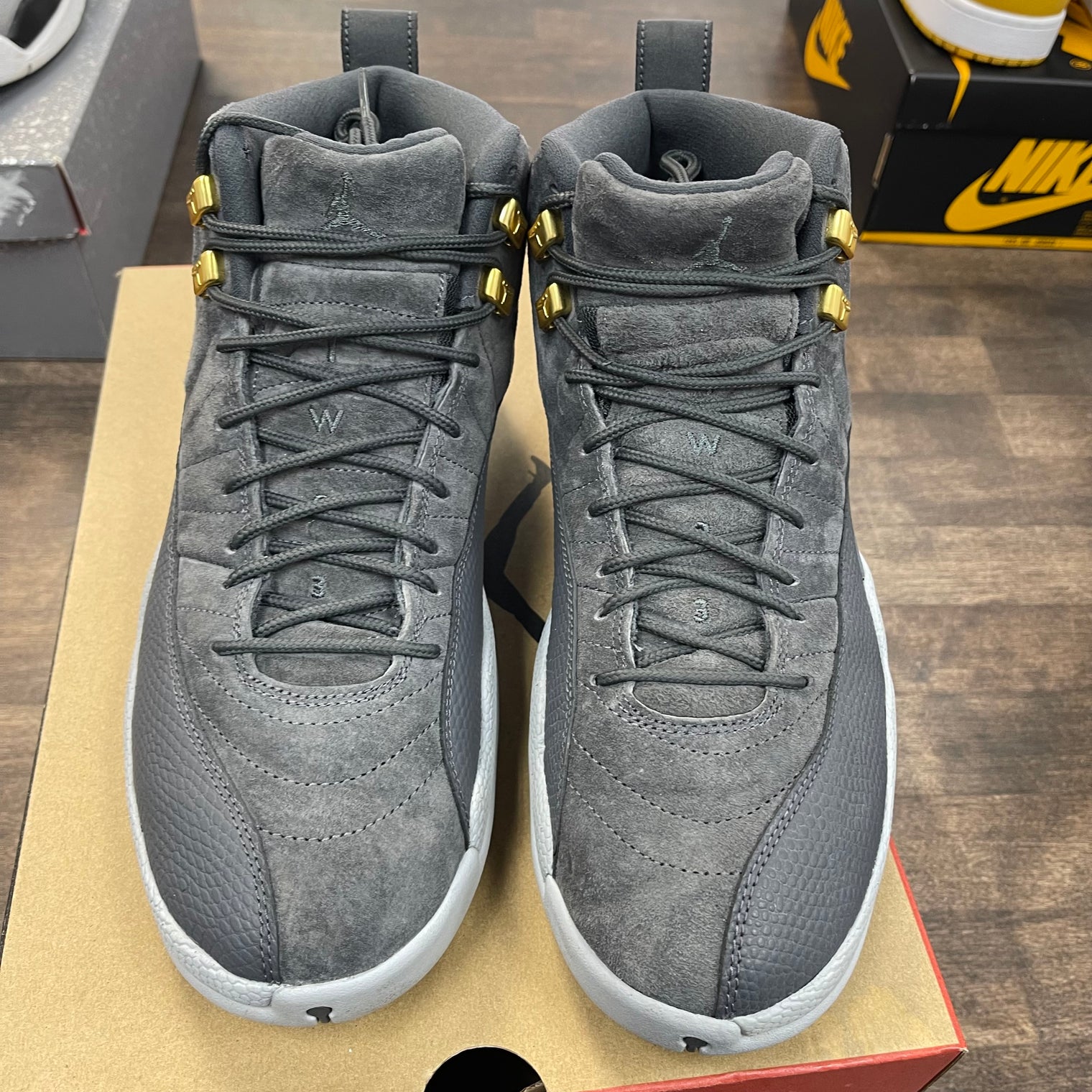 Dark Grey Jordan 12 (USED)