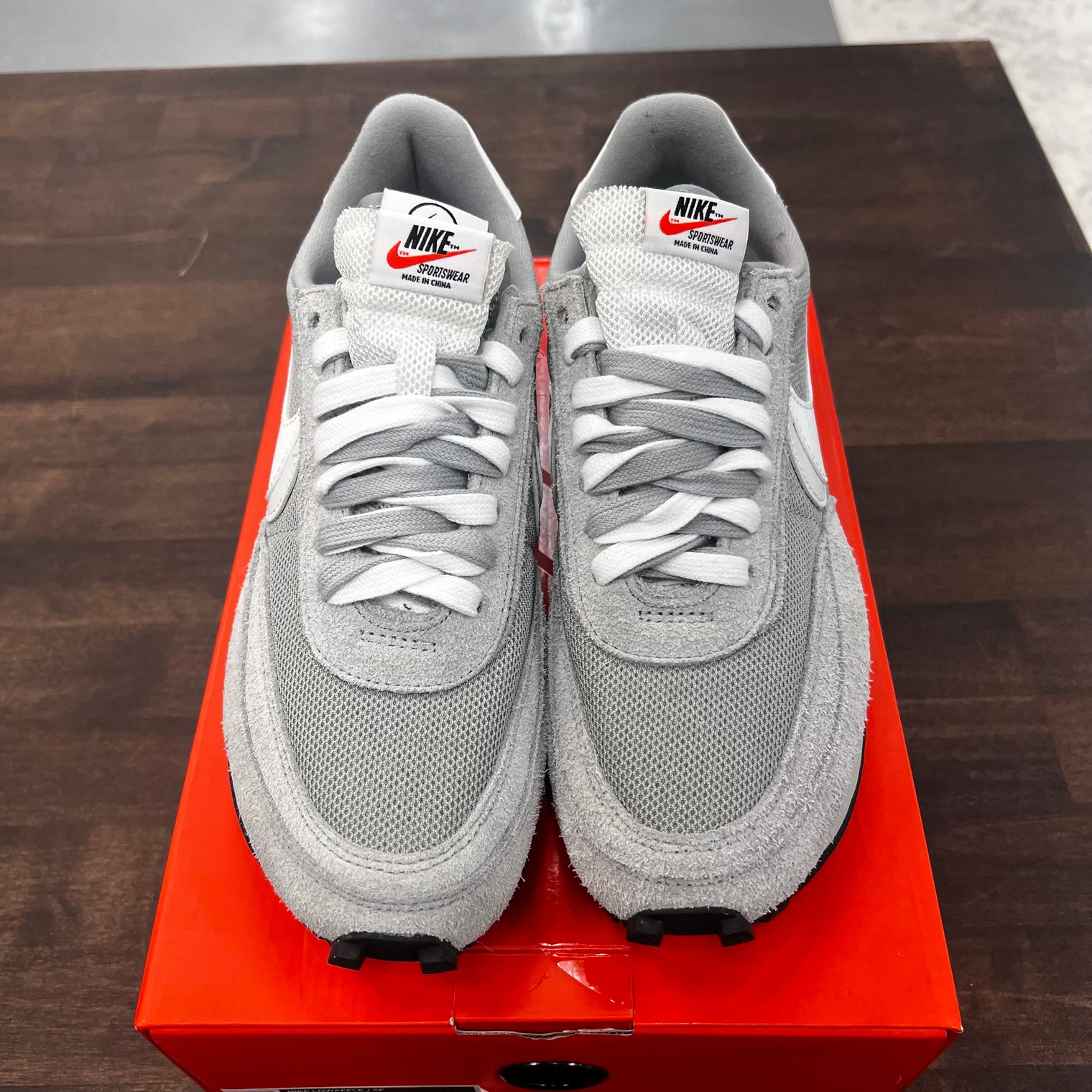 Sacai Fragment Grey Nike LD Waffle (USED)