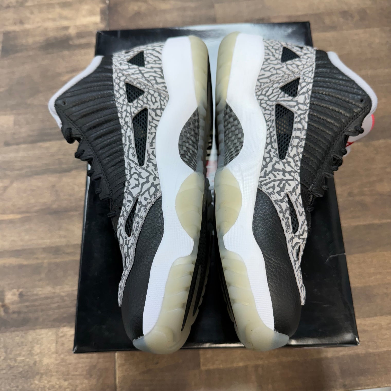 Black Cement Jordan 11 Low IE (Lightly Worn)