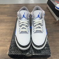 Racer Blue Jordan 3 (USED)