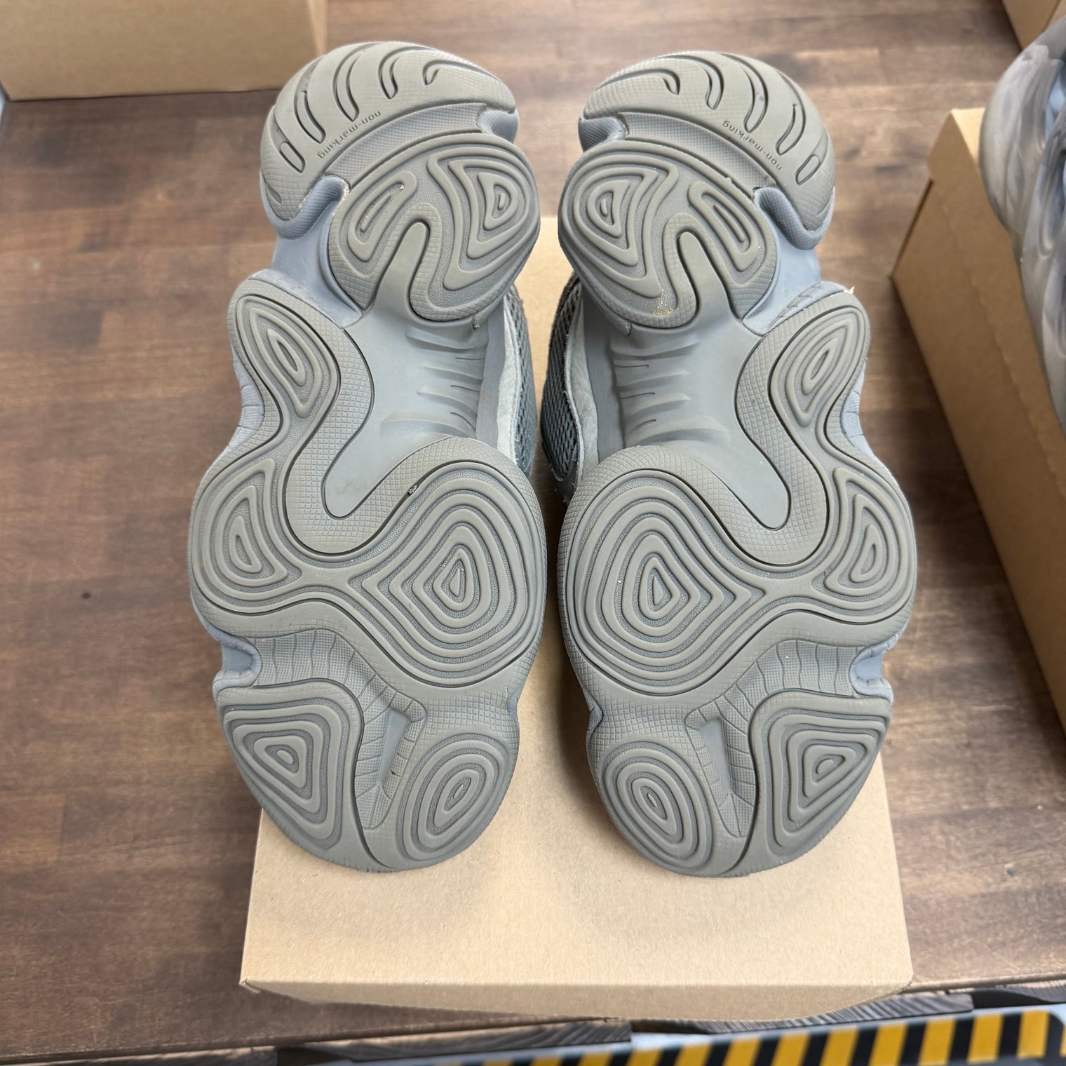 Granite Yeezy 500 (USED, No insoles, No Box)