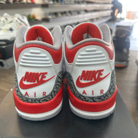 Fire Red Jordan 3 (USED)